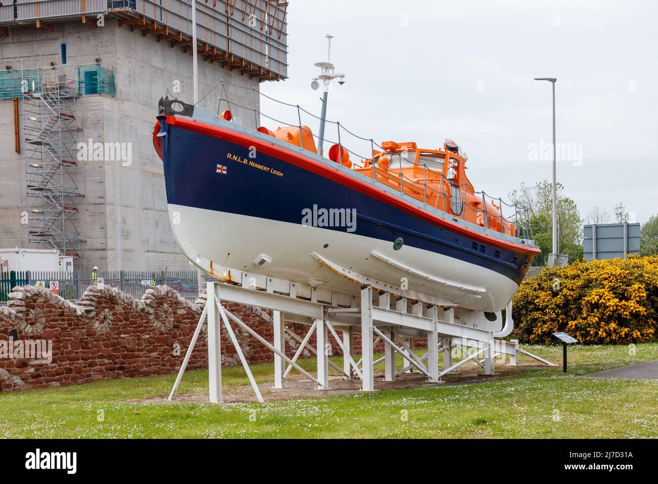 Das Herbert Leigh Rettungsboot im Dock Museum, Barrow in Furness Stockfoto