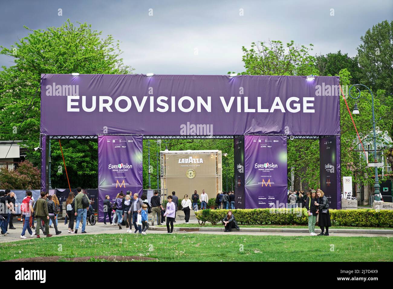 Der Eurovision Song Contest 2022 in Turin, Italien. TURIN, ITALIEN - MAI 2022 Stockfoto