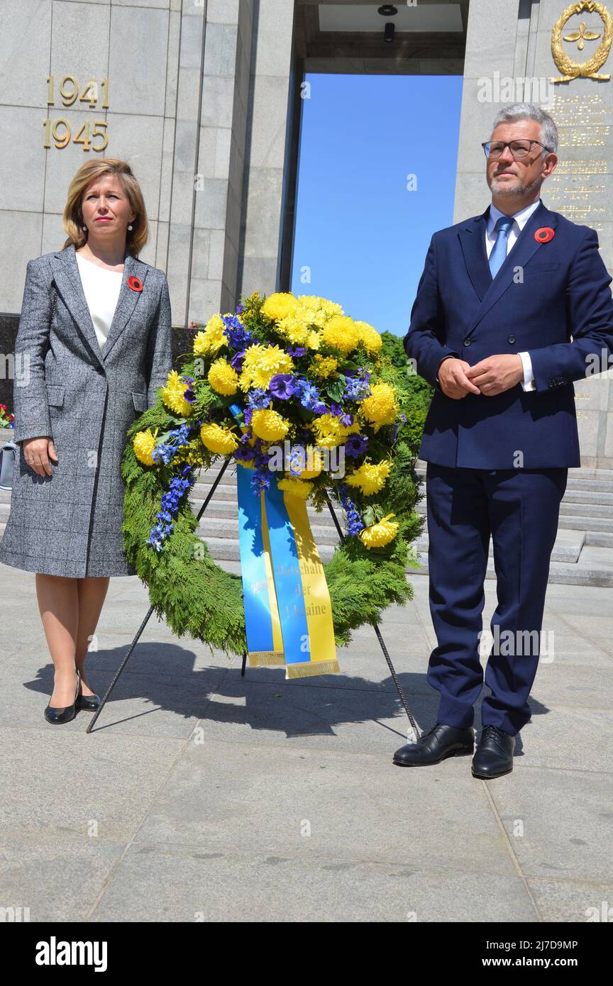 Botschafter der Ukraine in Deutschland Andrij Melnyk und seine Frau Switlana Melnyk besuchen am