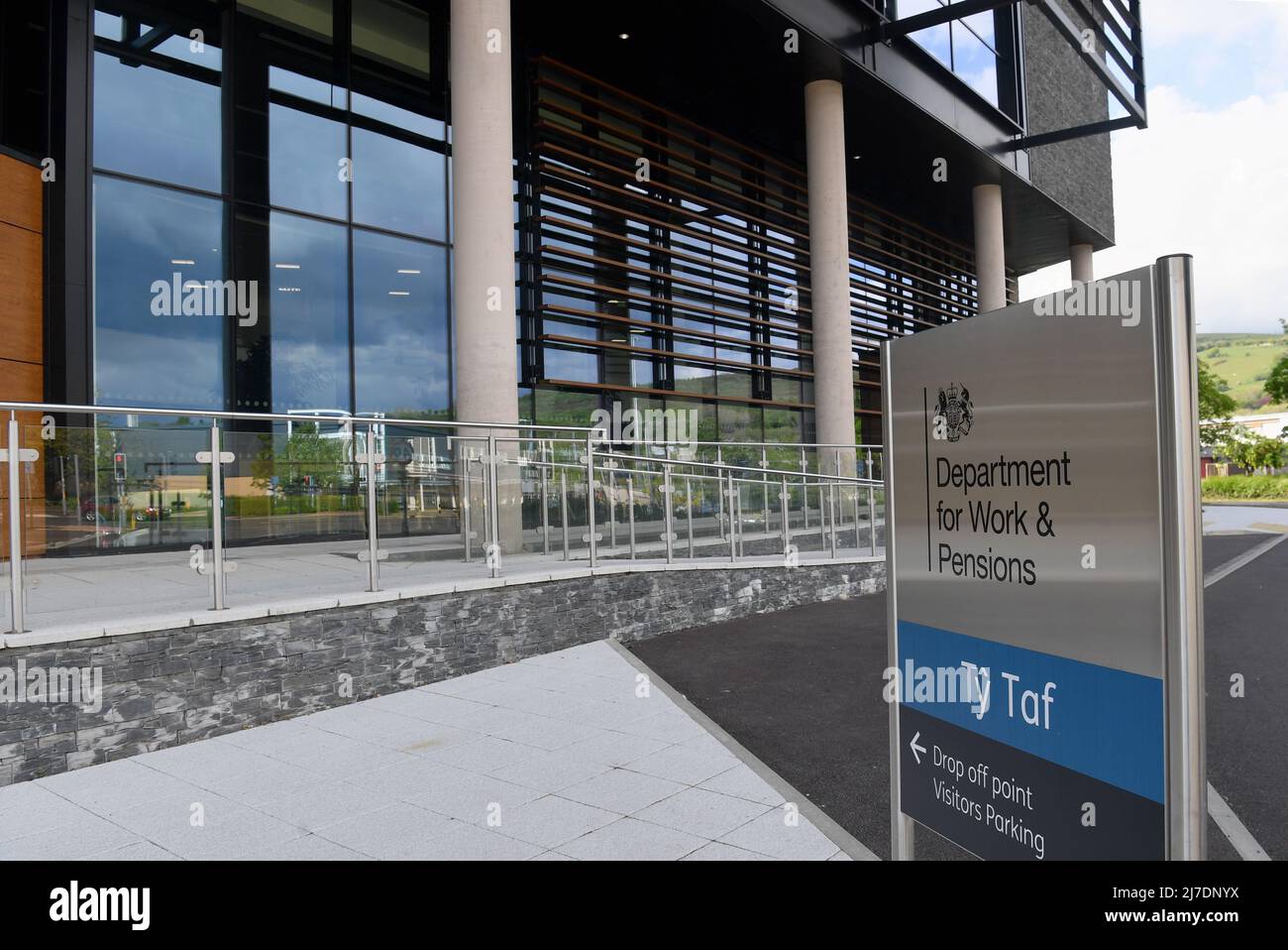 Stock Images of Pontypridd , Nantgarw and Taffs Well the New Ty TAF Offices, which is the regional Hub for the Department for Work and Pensions (DWP) Stockfoto