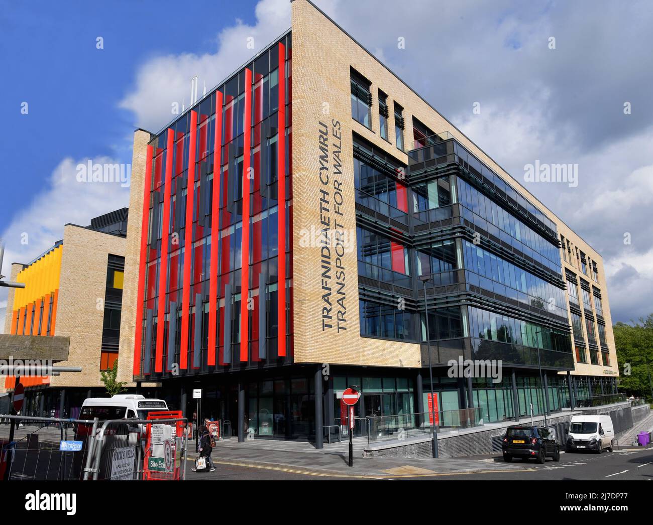 Stock Images of Pontypridd , Nantgarw and Taffs Well Transport for Wales New Headquarters at Llys Cadwyn, in the heart of Pontypridd's town Centre. Stockfoto Stock Images of Pontypridd , Nantgarw and Taffs Well Transport for Wales New Headquarters at Llys Cadwyn, in the heart of Pontypridd's town Centre. Stockfoto