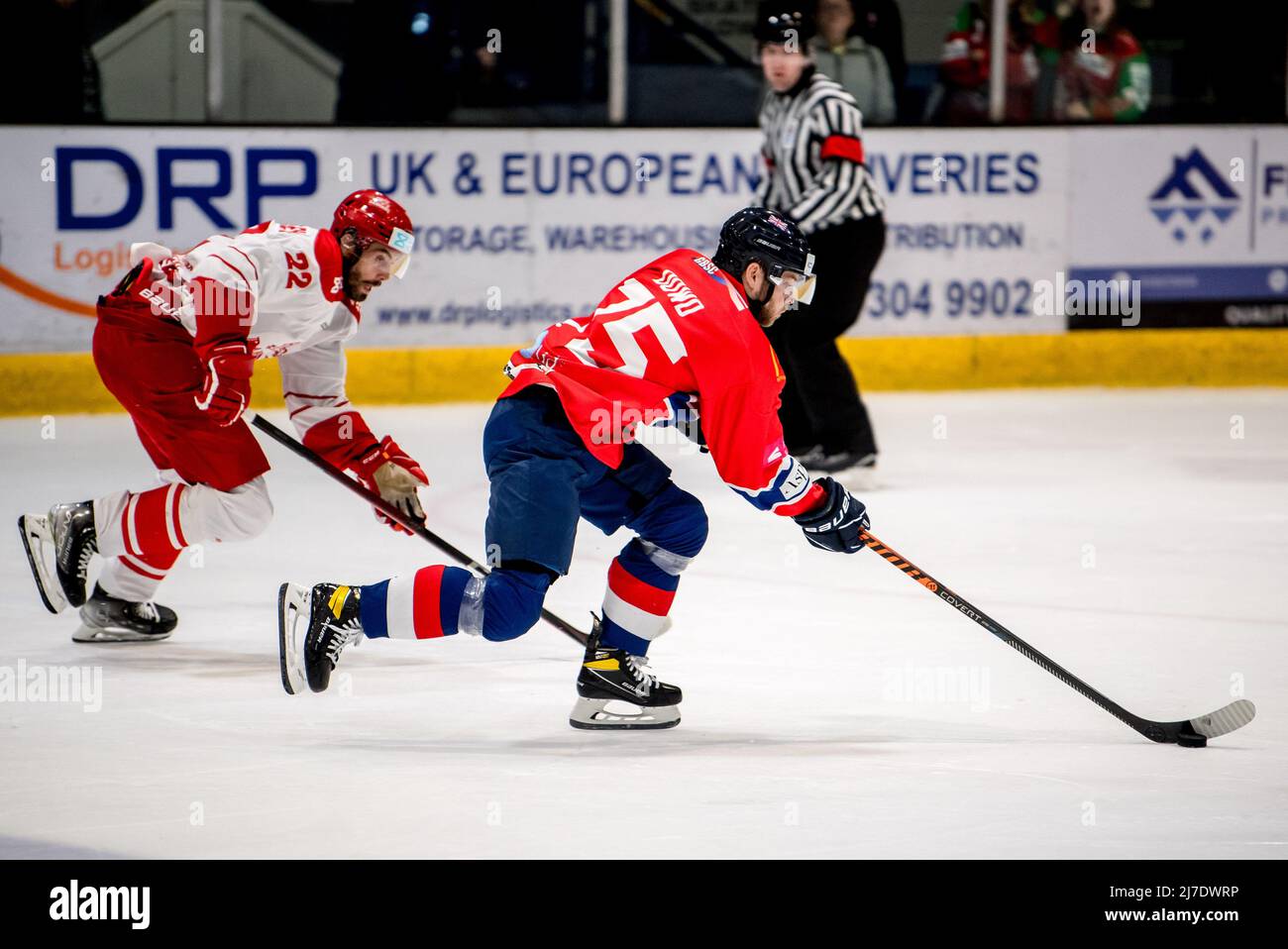 Coventry, Großbritannien, 7. Mai 2022. Robert Dowd aus Großbritannien während des Internationalen Spiels zwischen GB und Dänemark am 7. Mai 2022 im Skydome, Coventry, Großbritannien. Foto von Phil Hutchinson. Nur zur redaktionellen Verwendung, Lizenz für kommerzielle Nutzung erforderlich. Keine Verwendung bei Wetten, Spielen oder Veröffentlichungen einzelner Clubs/Vereine/Spieler. Stockfoto