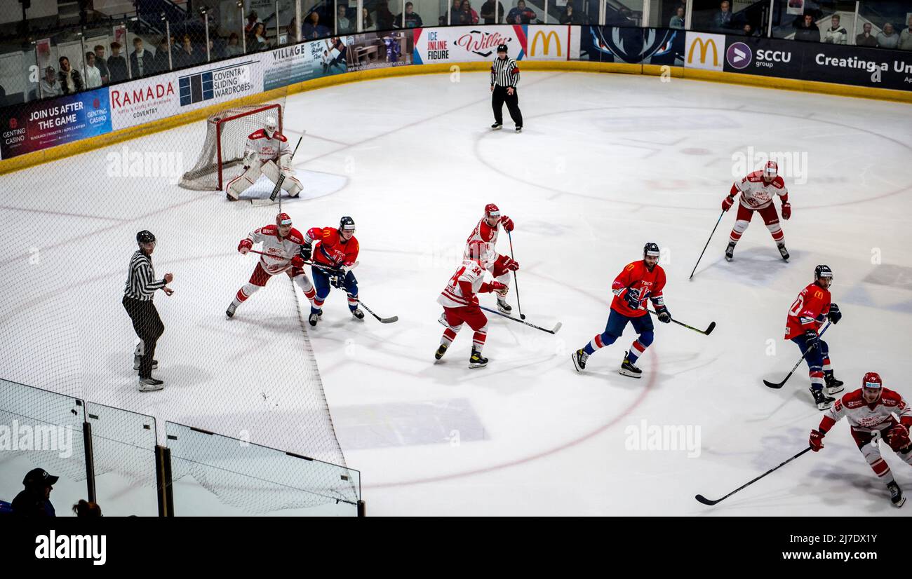 Coventry, Großbritannien, 7. Mai 2022. Das internationale Spiel zwischen GB und Dänemark im Skydome, Coventry, Großbritannien, am 7. Mai 2022. Foto von Phil Hutchinson. Nur zur redaktionellen Verwendung, Lizenz für kommerzielle Nutzung erforderlich. Keine Verwendung bei Wetten, Spielen oder Veröffentlichungen einzelner Clubs/Vereine/Spieler. Stockfoto