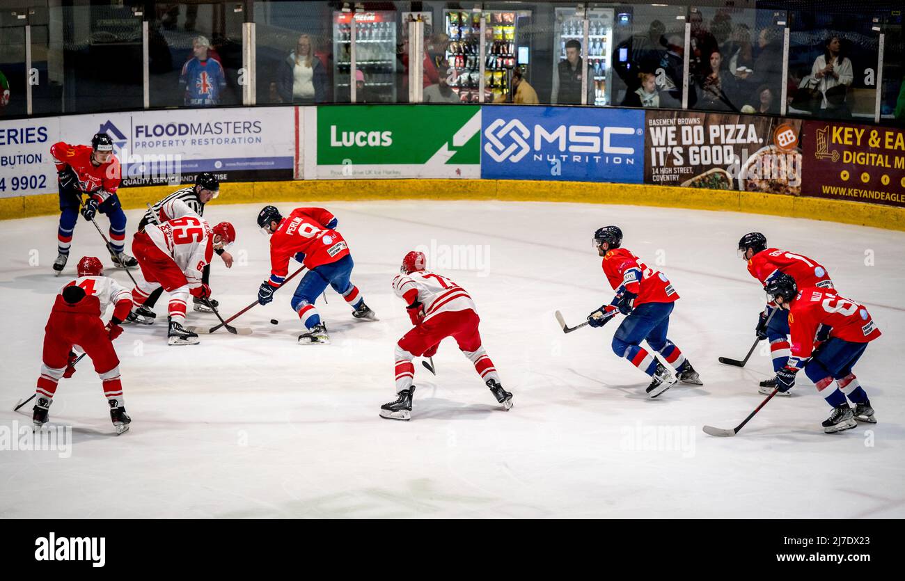 Coventry, Großbritannien, 7. Mai 2022. Gesicht von während des Internationalen Spiels zwischen GB und Dänemark im Skydome, Coventry, Großbritannien am 7. Mai 2022. Foto von Phil Hutchinson. Nur zur redaktionellen Verwendung, Lizenz für kommerzielle Nutzung erforderlich. Keine Verwendung bei Wetten, Spielen oder Veröffentlichungen einzelner Clubs/Vereine/Spieler. Stockfoto