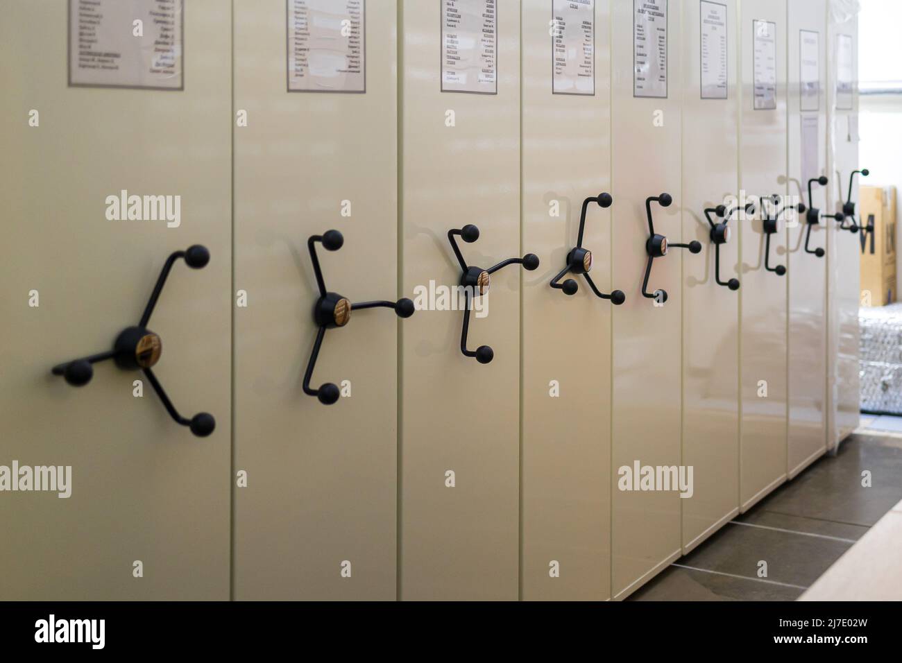 WYBORG, RUSSLAND - 28. April 2022: Bibliothek nach Alvaar Aalto benannt. Stockfoto