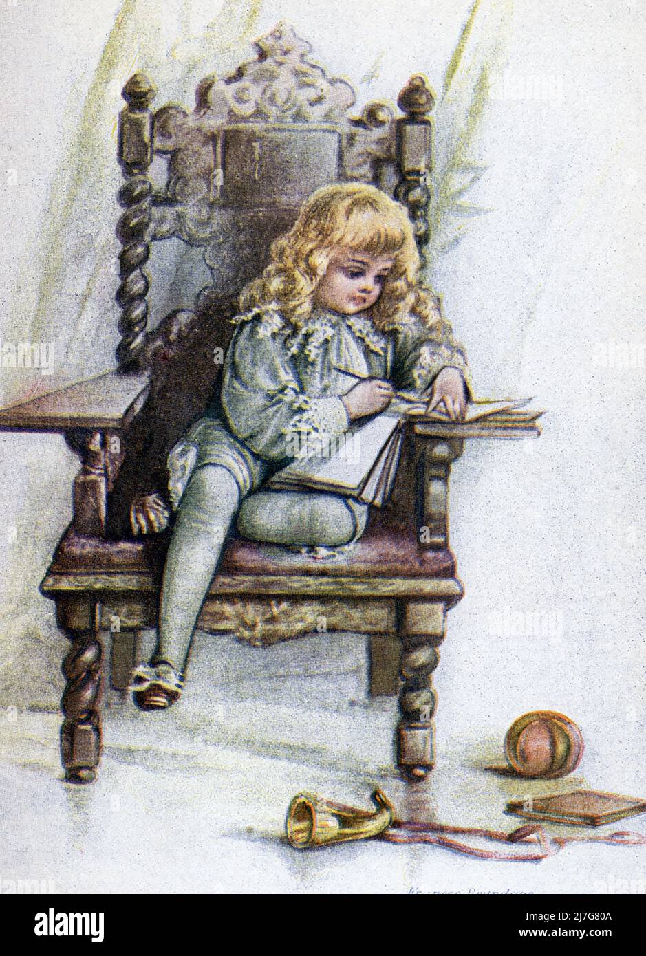 Dieses Bild aus der Zeit um 1899 zeigt Edward den Sechsten. Edward VI