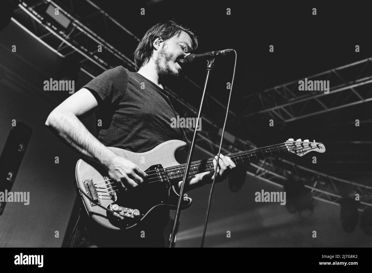 08/05/2022 - die belgische Indie-Pop/Rock-Gruppe BALTHAZAR spielt live bei Fabrique Milano, Italien Stockfoto