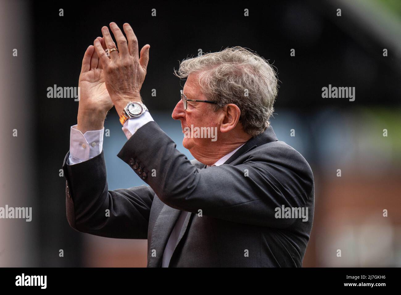 LONDON, ENGLAND - 07. MAI: Roy Hodgson während des Premier League-Spiels zwischen Crystal Palace und Watford im Selhurst Park am 7. Mai 2022 in London, UN Stockfoto