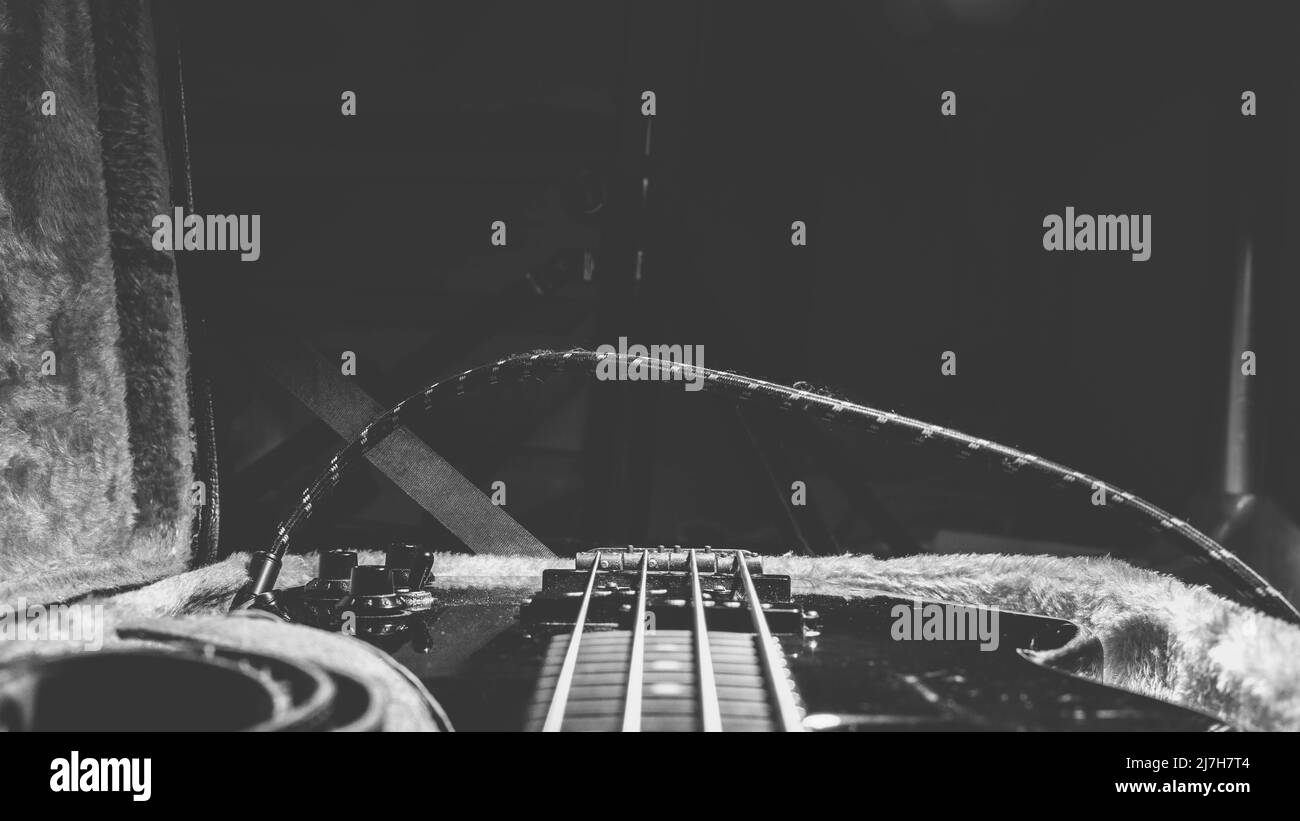 guitarra bajo electrico Stockfoto