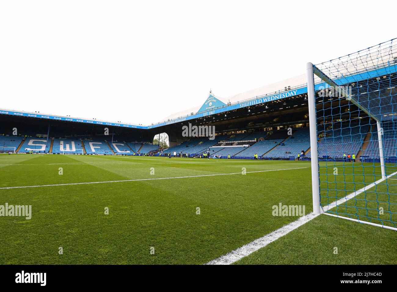 Sheffield, England, 9.. Mai 2022. Während des Spiels der Sky Bet League 1 in Hillsborough, Sheffield. Bildnachweis sollte lauten: Isaac Parkin / Sportimage Stockfoto