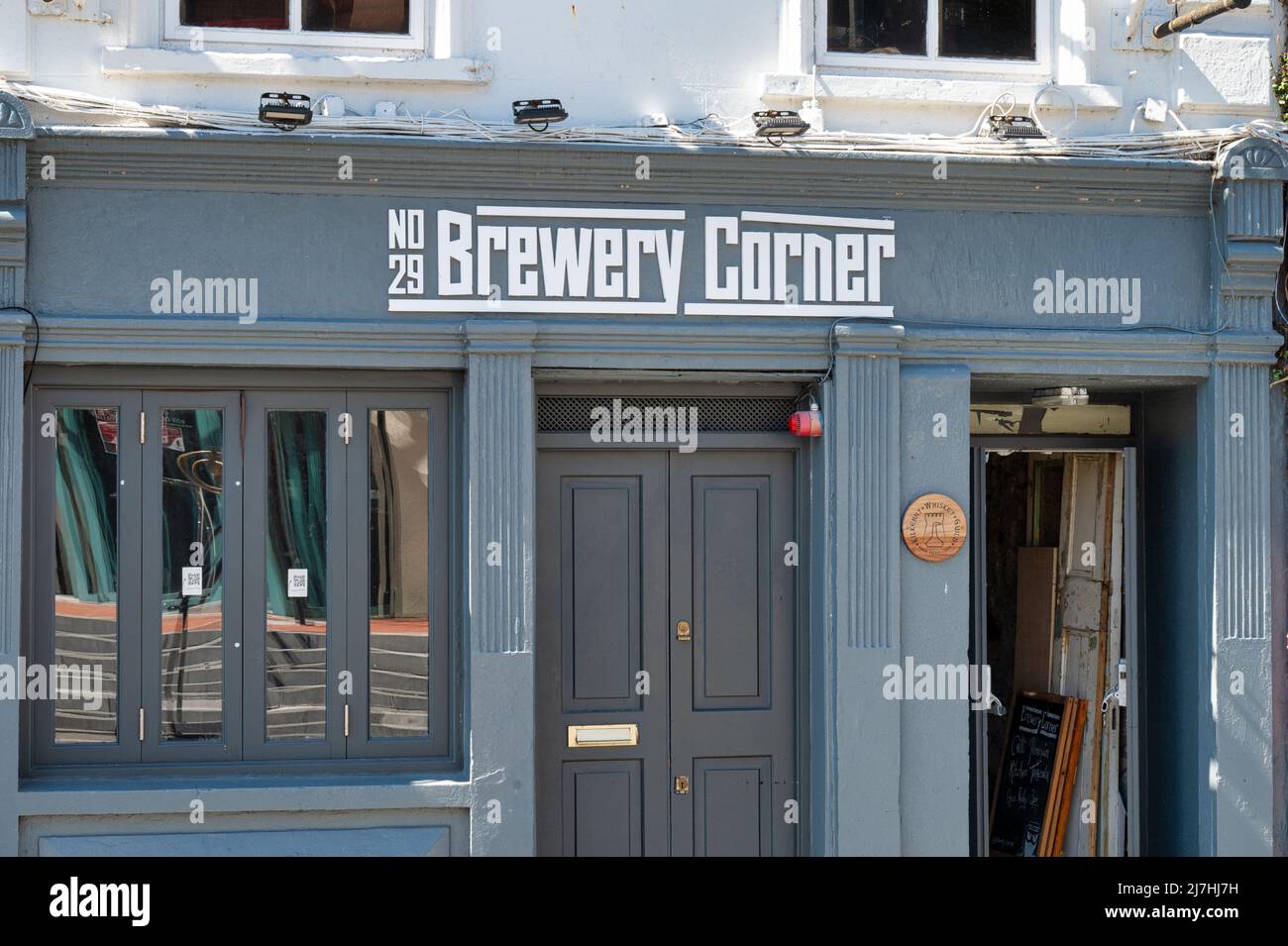 Kilkenny, Irland - 20. April 2022: The Brewery Corner Pub in Kilkenny, Irland. Stockfoto