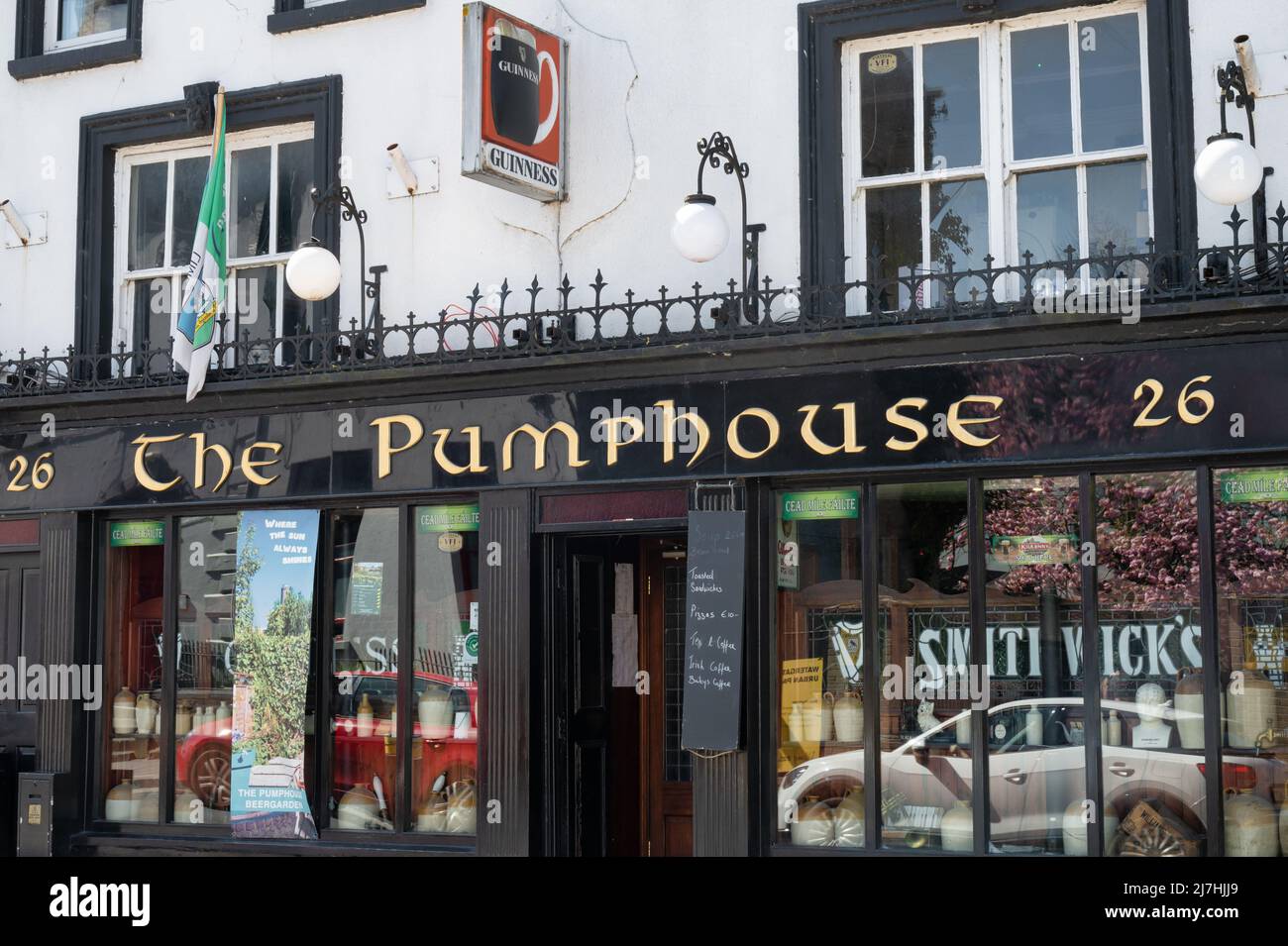 Kilkenny, Irland - 20. April 2022: The Pumphouse Pub in Kilkenny, Irland. Stockfoto