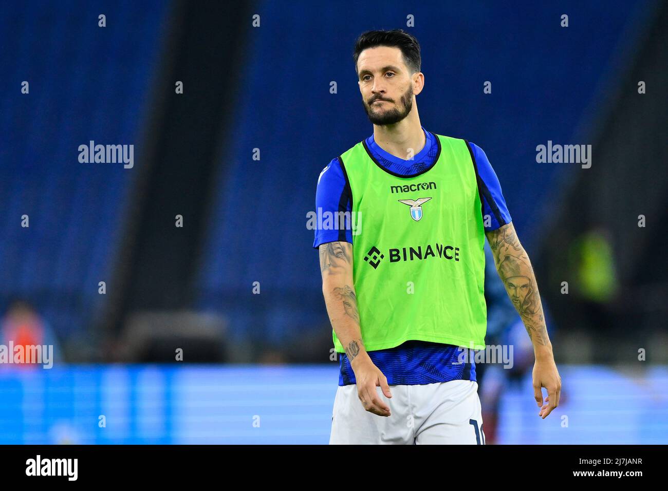 Rom, Italien. 7.. Mai 2022. Luis Alberto von SS LAZIO während der 36. Tag der Serie A Meisterschaft zwischen S.S. Lazio vs von U.C. Sampdoria am 7.. Mai 2022 im Stadio Olimpico in Rom, Italien. (Bild: © Domenico Cippitelli/Pacific Press via ZUMA Press Wire) Stockfoto