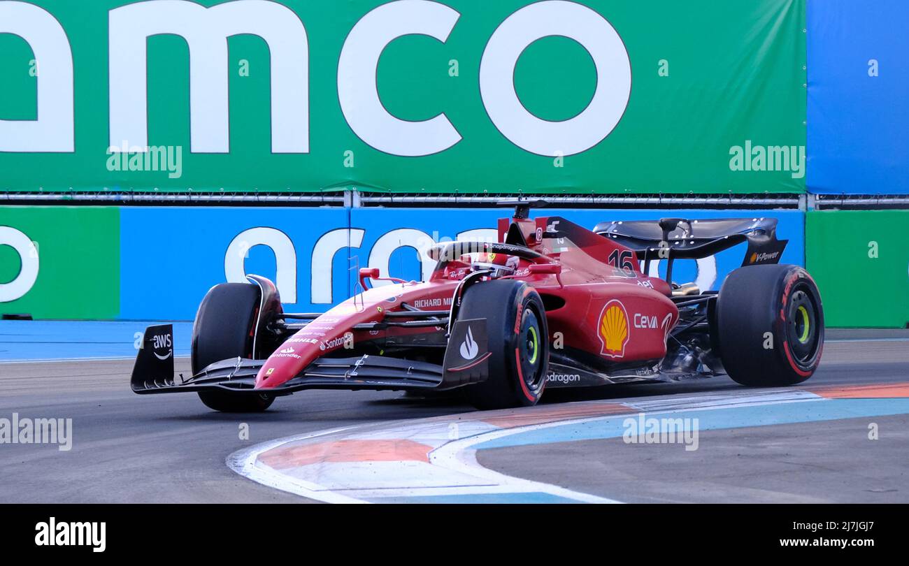 6.. Mai 2022: Zhou Guanyu, Alfa Romeo F1 Team ORLEN Teamfahrer #24 während des Formel 1 Crypto.com Miami Grand Prix in Miami, FL . Jason Pohuski/CSM Stockfoto