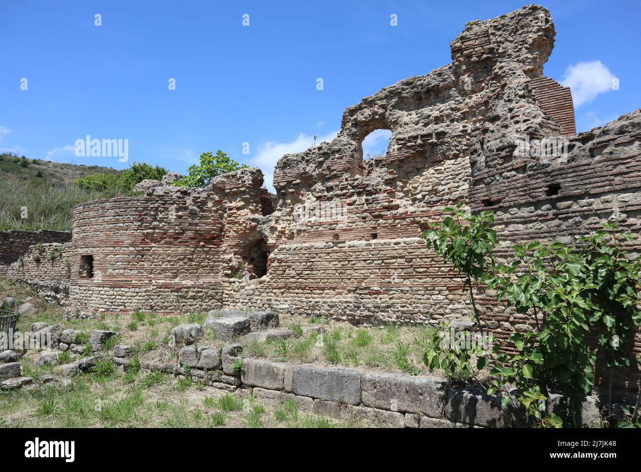 Velia - Resti di terme romane Stockfoto