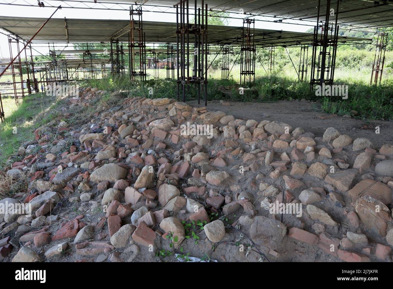 Velia - Particolare dei ruderi dell'Insula A Stockfoto