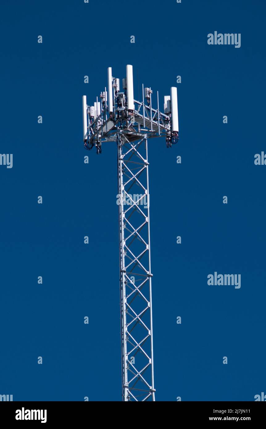Mobilfunkmast Stockfoto