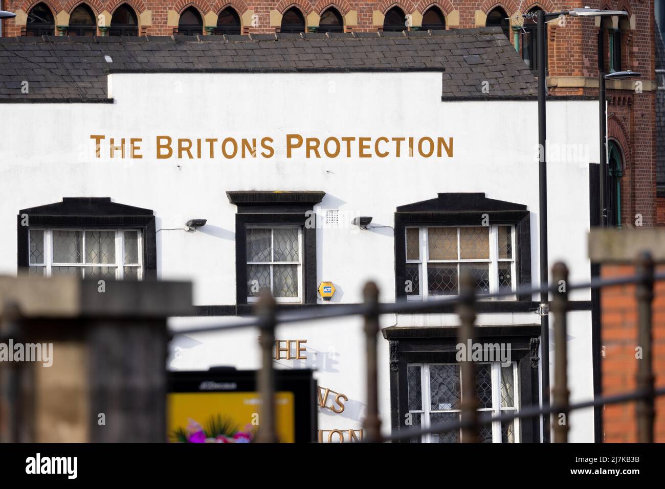 The Britons Protection Pub, Manchester. Stockfoto