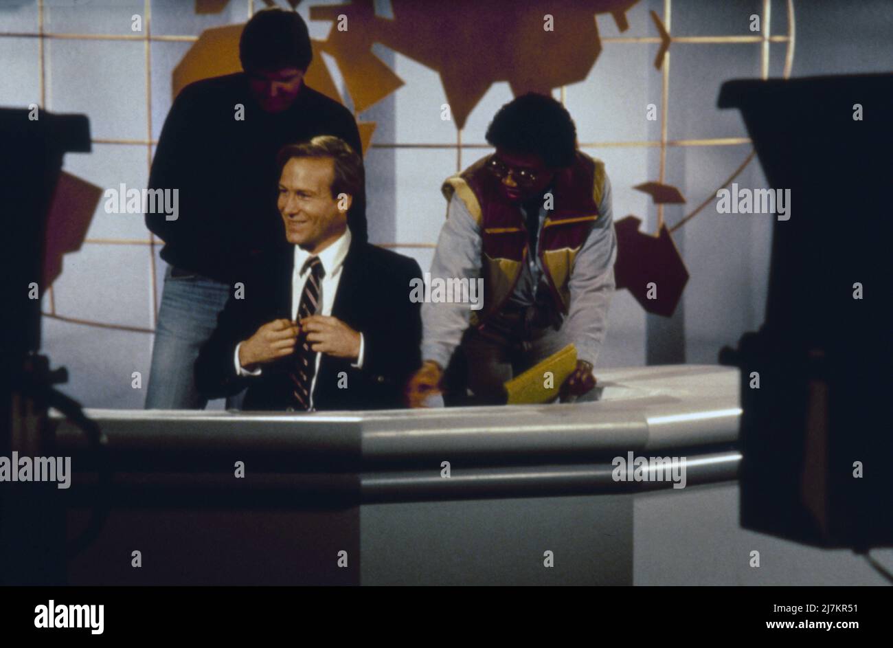 Ausgestrahlte Nachrichten Jahr : 1987 USA Regie :James L. Brooks William Hurt Stockfoto