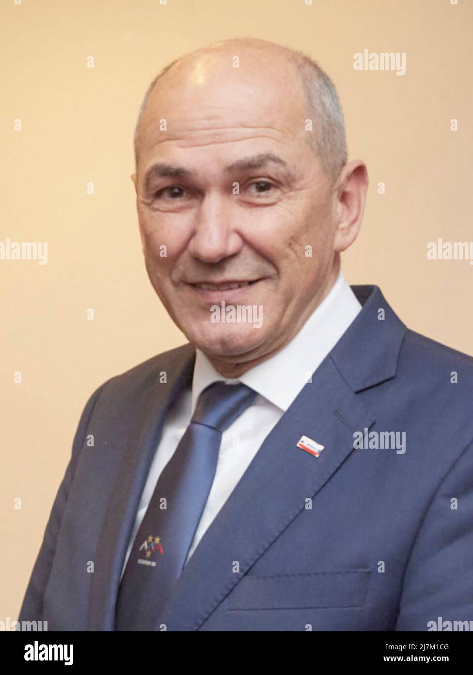 JANEZ Janša Premierminister von Slowenien im Dezember 2021. Foto: President.gov.ua Stockfoto