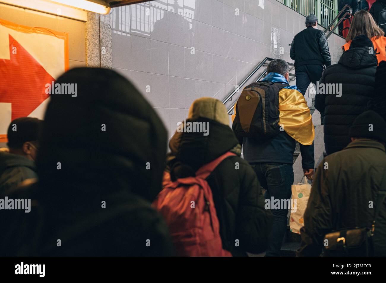 Nicolas Cleuet / Le Pictorium - Krieg in der Ukraine, Flüchtlinge in Polen am zehnten Tag des Konflikts - 5/3/2022 - Polen / Karpaten / Pzre Stockfoto