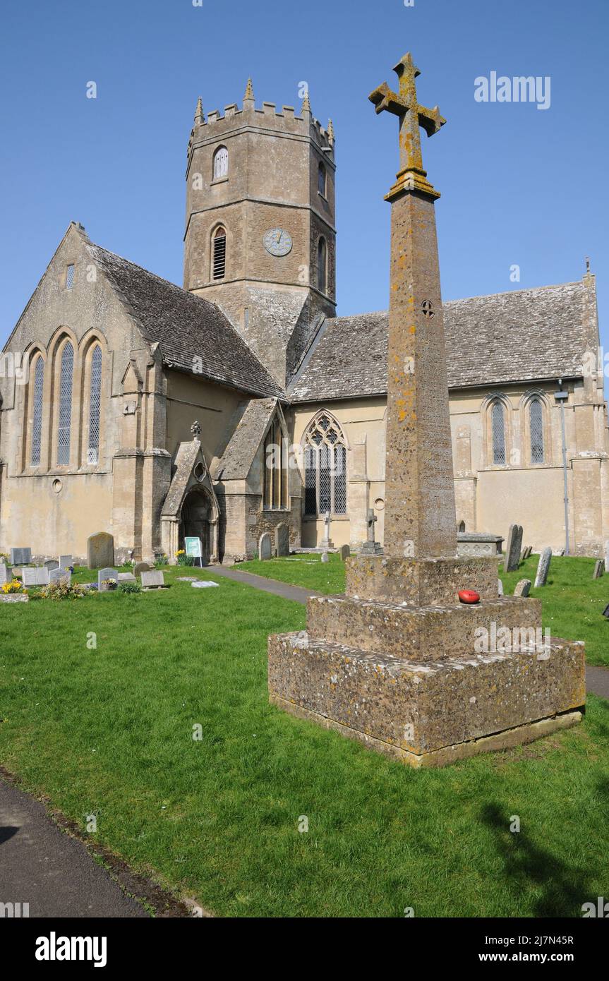 St Mary's Church, Uffington, Oxfordshire Stockfoto