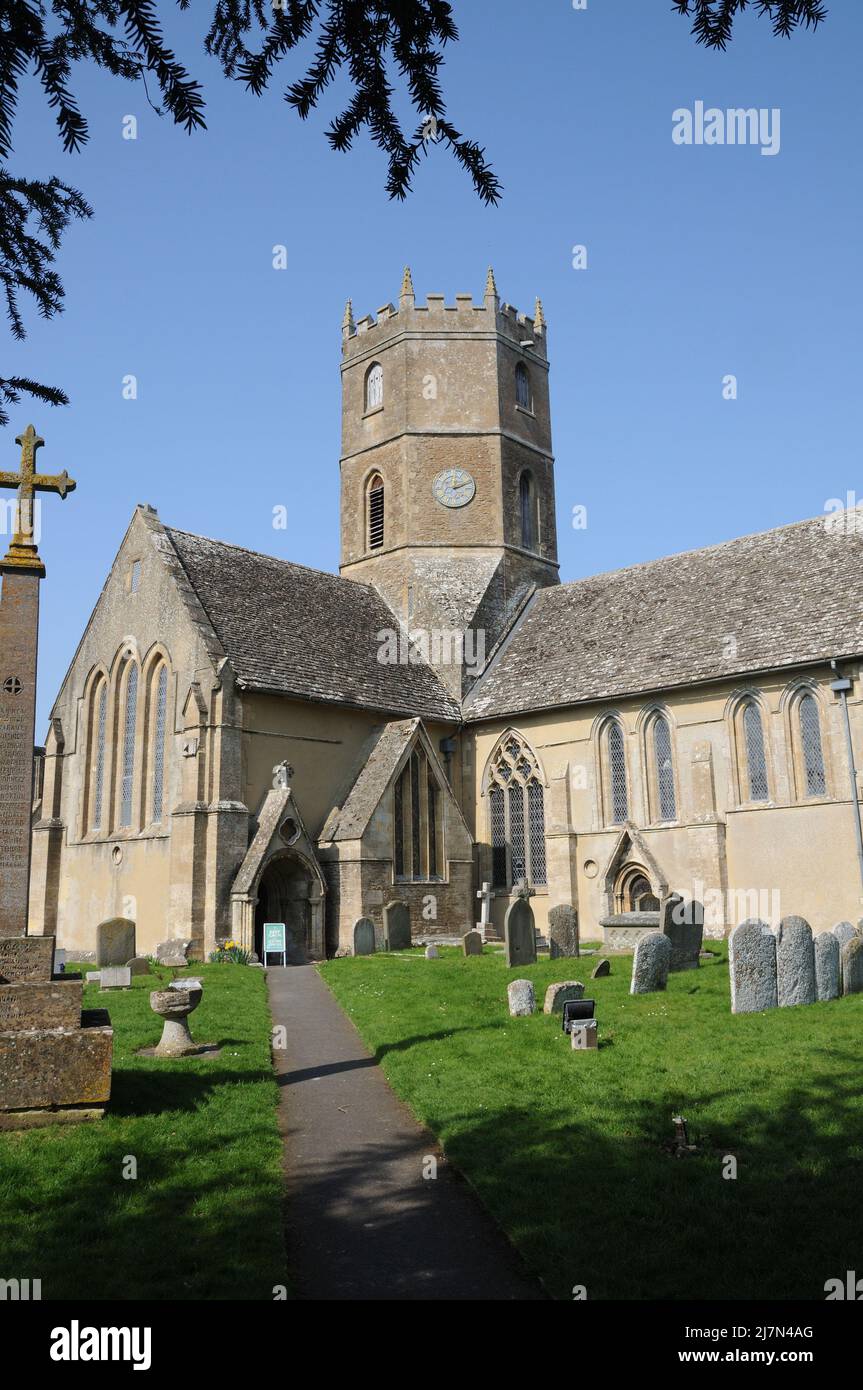 St Mary's Church, Uffington, Oxfordshire Stockfoto