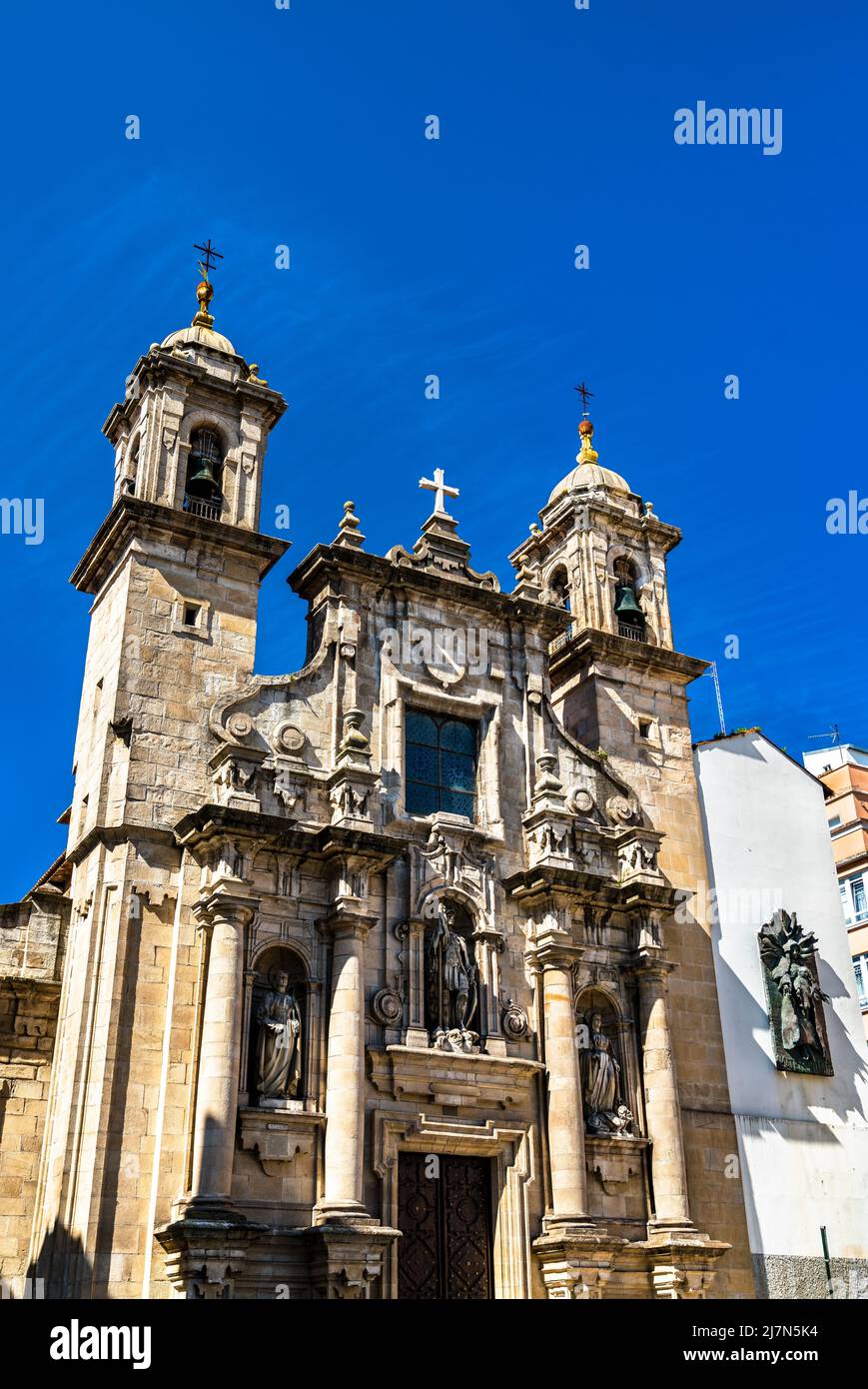 San Jorge Kirche in A Coruna, Spanien Stockfoto