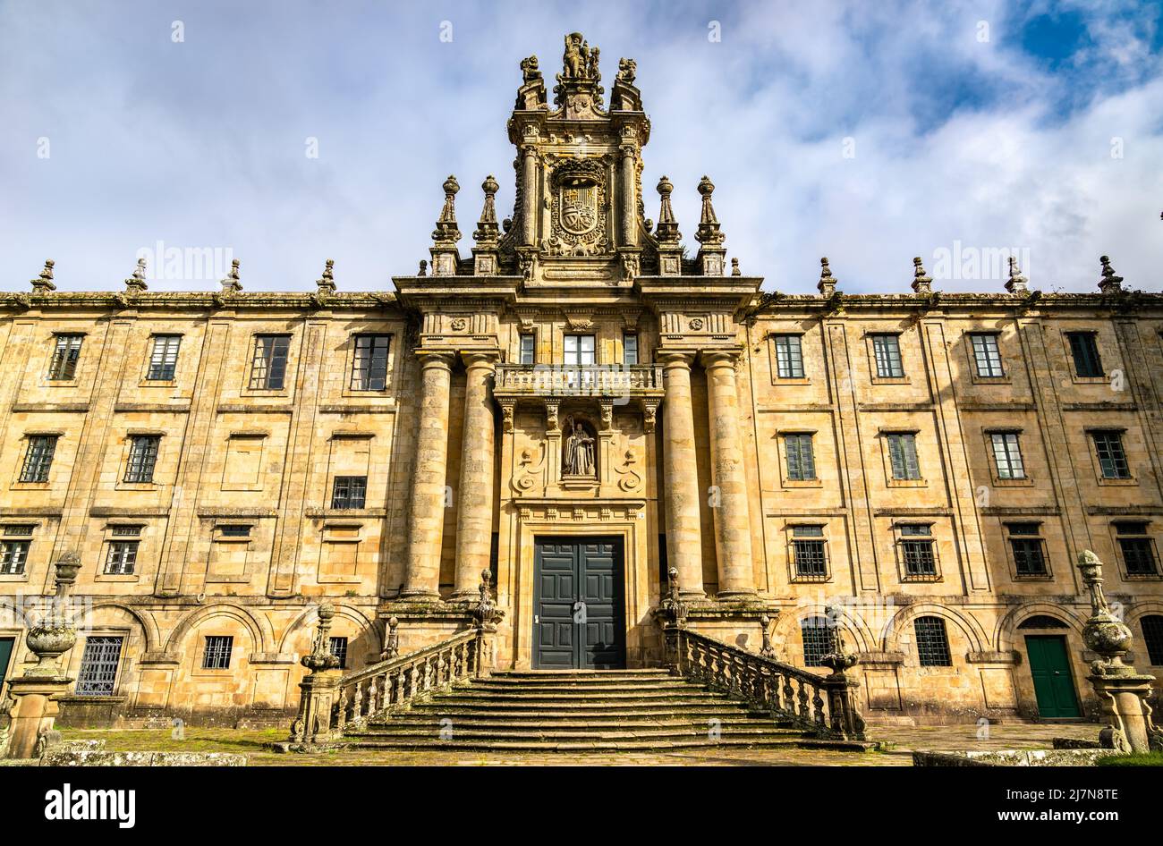 Kloster San Martin Pinario in Santiago de Compostela, Spanien Stockfoto