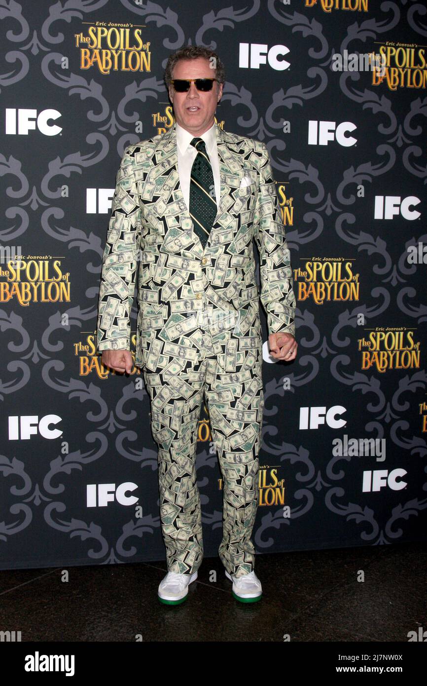 LOS ANGELES - 7. JANUAR: Will Ferrell bei der IFC-Vorführung „The Spoils of Babylon“ bei der Directors Guild of America am 7. Januar 2014 in Los Angeles, CA Stockfoto