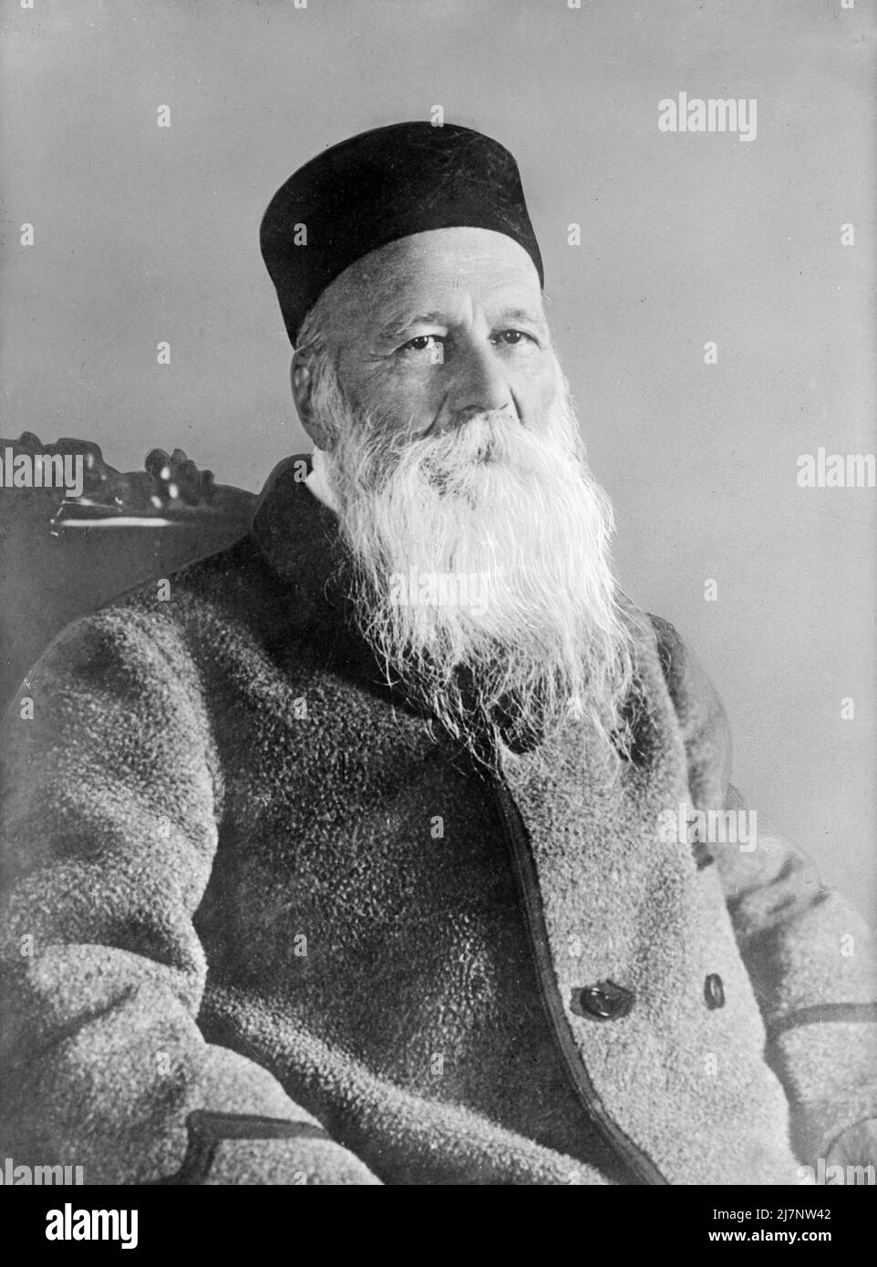 Henry Dunant, Jean Henri Dunant (1828-1910) Schweizer Autor und Philanthrope, Gründer der Gesellschaft des Roten Kreuzes Stockfoto