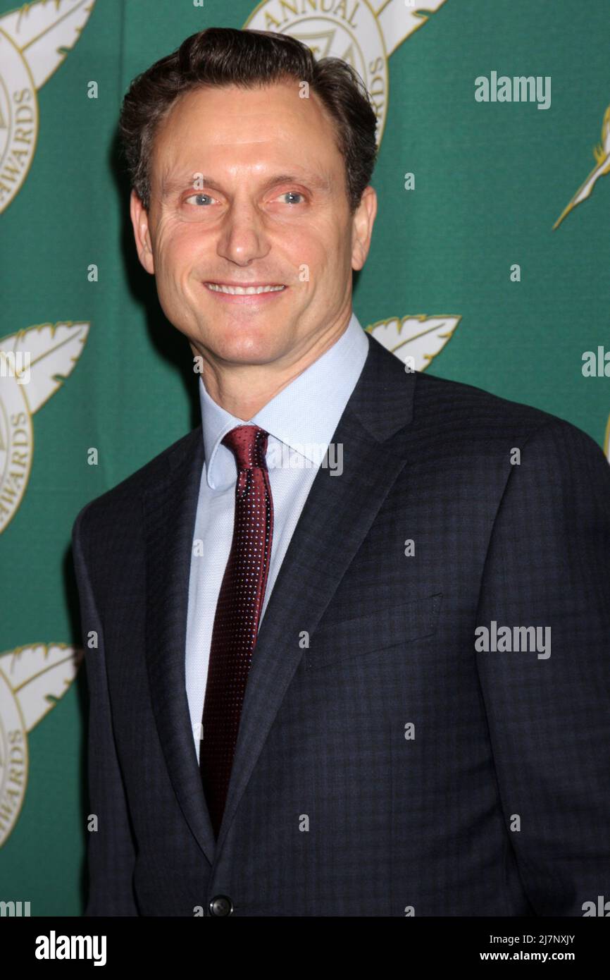 LOS ANGELES - 28. FEBRUAR: Tony Goldwyn beim 2014 publizistischen Mittagessen im Beverly Wilshire Hotel am 28. Februar 2014 in Beverly Hills, CA Stockfoto