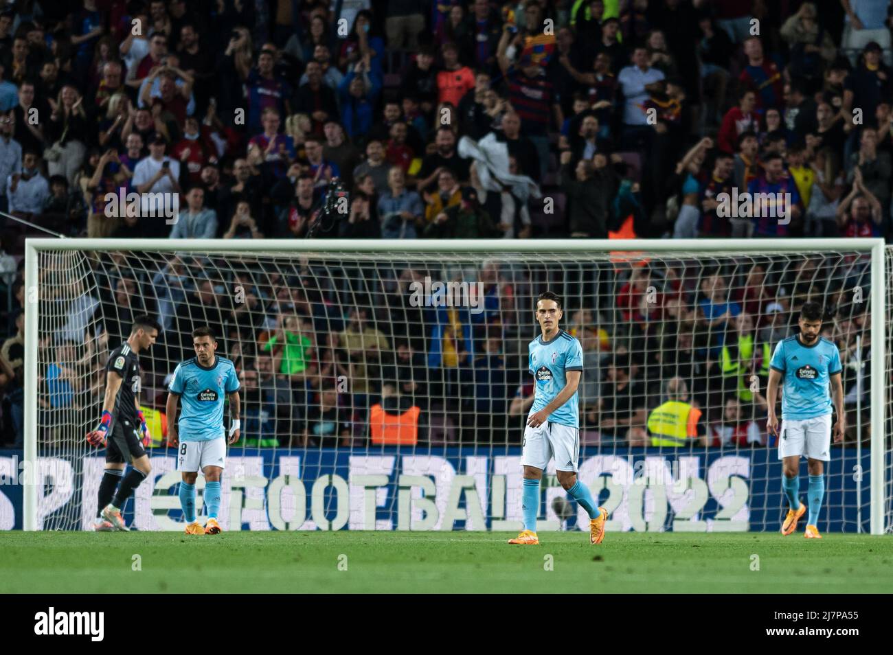Barcelona, Spanien. 10/05/2022, , Denis Suarez von Celta de Vigo während des Liga-Spiels zwischen FC Barcelona und Real Celta de Vigoat Camp Nou in Barcelona, Spanien. Stockfoto