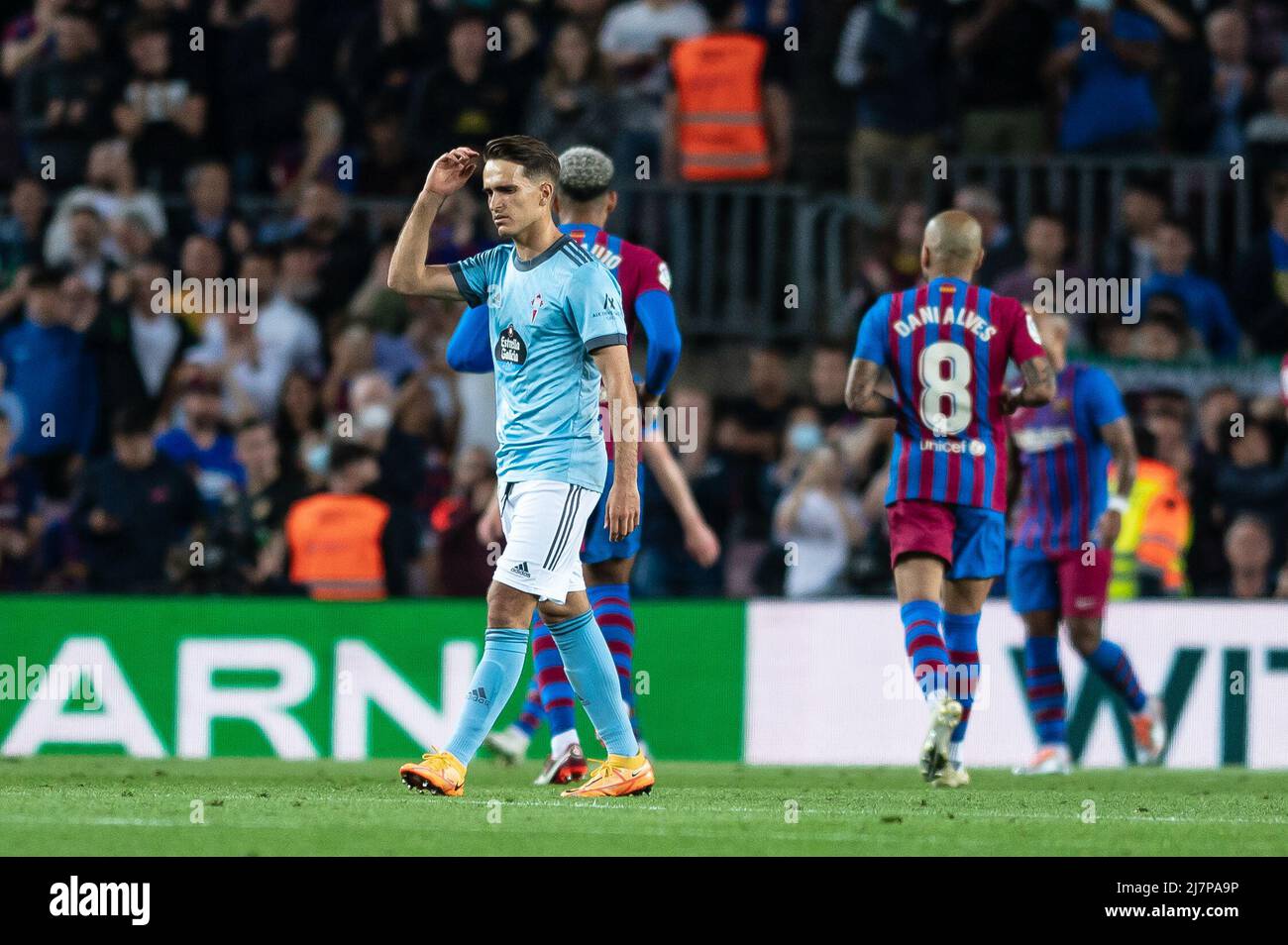 Barcelona, Spanien. 10/05/2022, , Denis Suarez von Celta de Vigo während des Liga-Spiels zwischen FC Barcelona und Real Celta de Vigoat Camp Nou in Barcelona, Spanien. Stockfoto