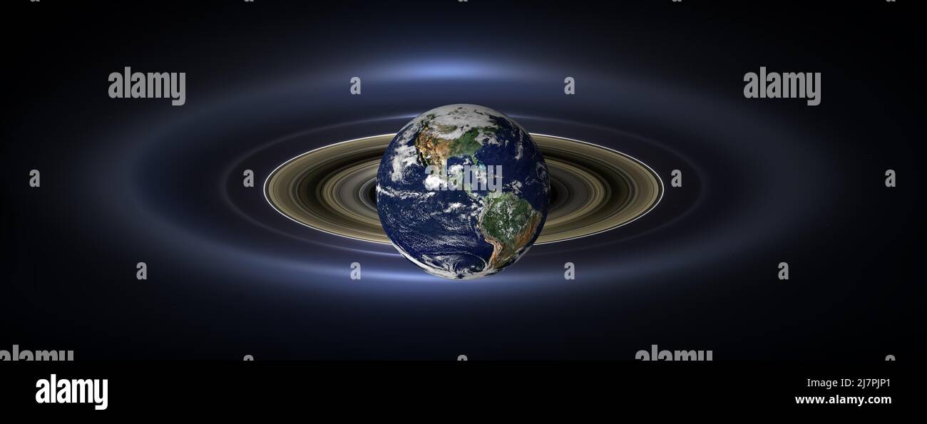 THE GREAT WEITE:BAND 1- Eine kreative Vision und Vorstellung in einer kosmischen Bibliothek mit einer neuen Interpretation der riesigen Grenze des Raums. Stockfoto