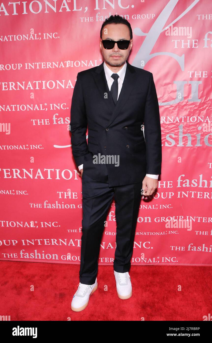 New York, Usa. 10.. Mai 2022. Carlos Campos nimmt an den Fashion Group International Rising Star Awards Teil, die im Lighthouse in New York City verliehen werden. Kredit: SOPA Images Limited/Alamy Live Nachrichten Stockfoto