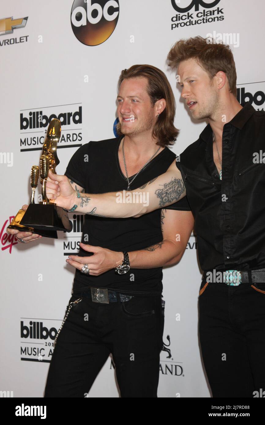LAS VEGAS - MAI 18: Florida Georgia Line bei den Billboard Awards 2014 in der MGM Grand Garden Arena am 18. Mai 2014 in Las Vegas, NV Stockfoto