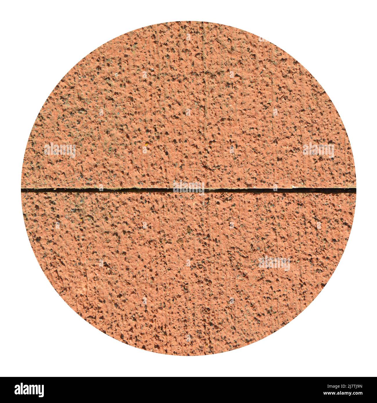 Grunge rot Beton Zement Wand Textur Hintergrund. Obsolet, Bau. Stockfoto