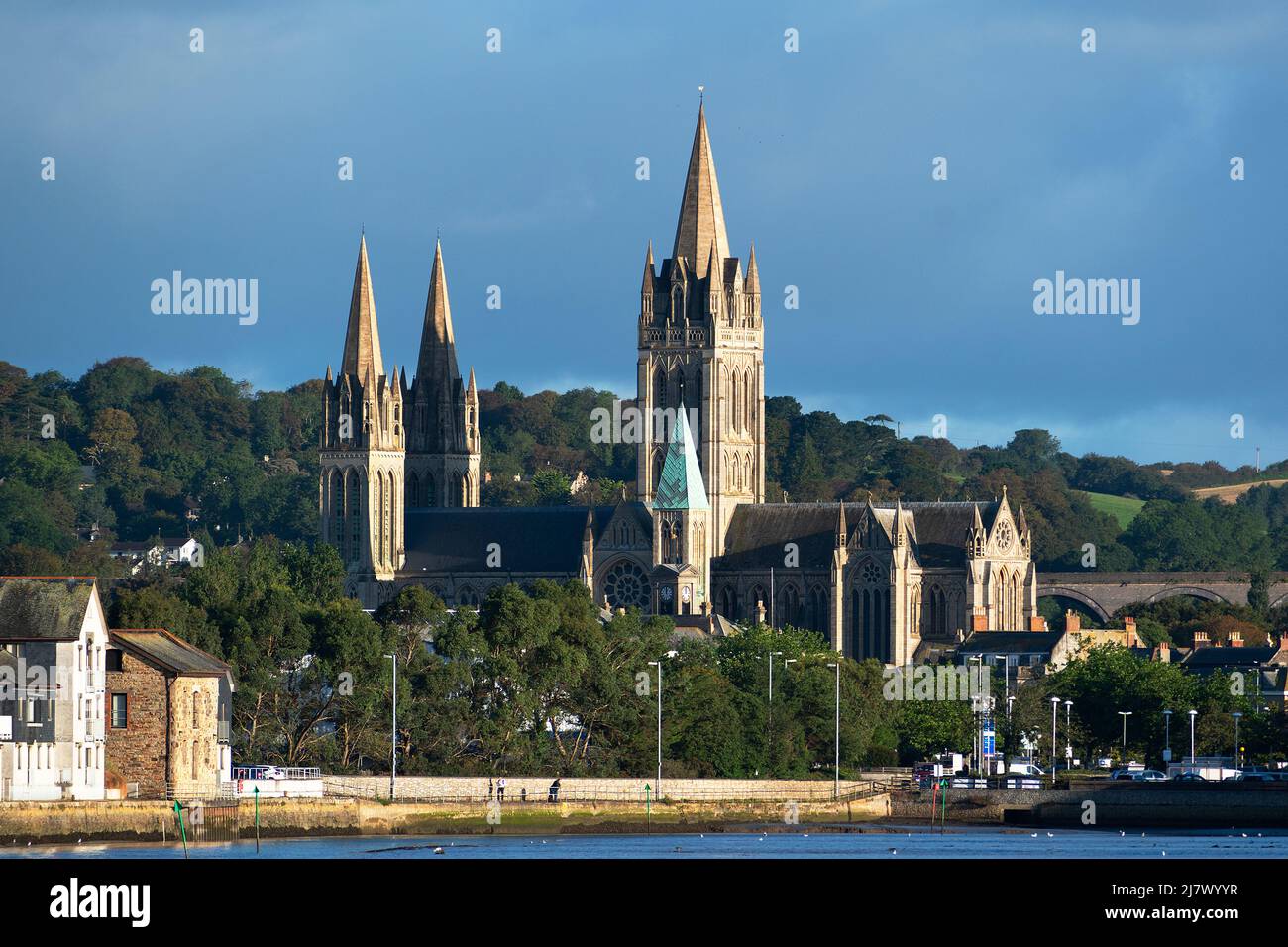 Truro Cathedral in Cornwall, England Stockfoto