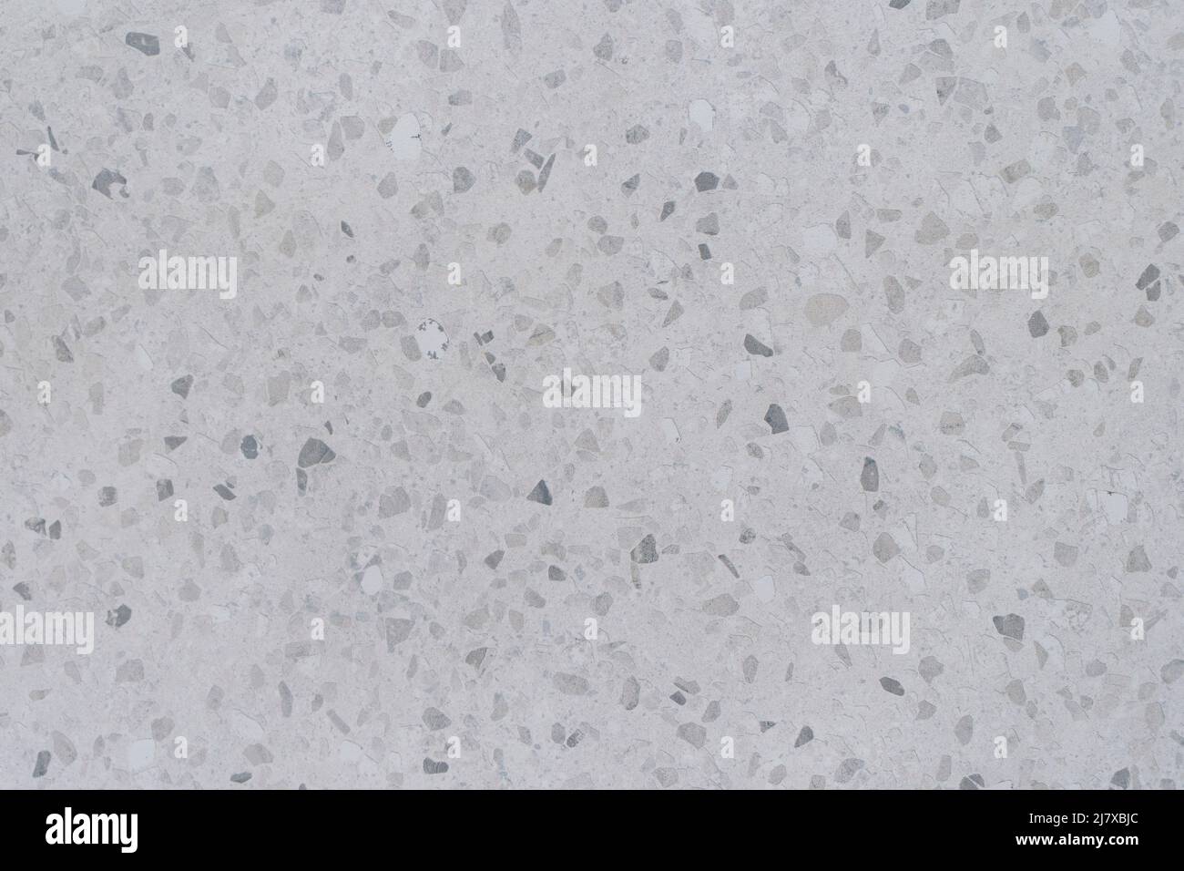 Terrazzo Beton Textur Hintergrund. Mosaikoberfläche aus grauem Stein. Hochwertige Fotos Stockfoto