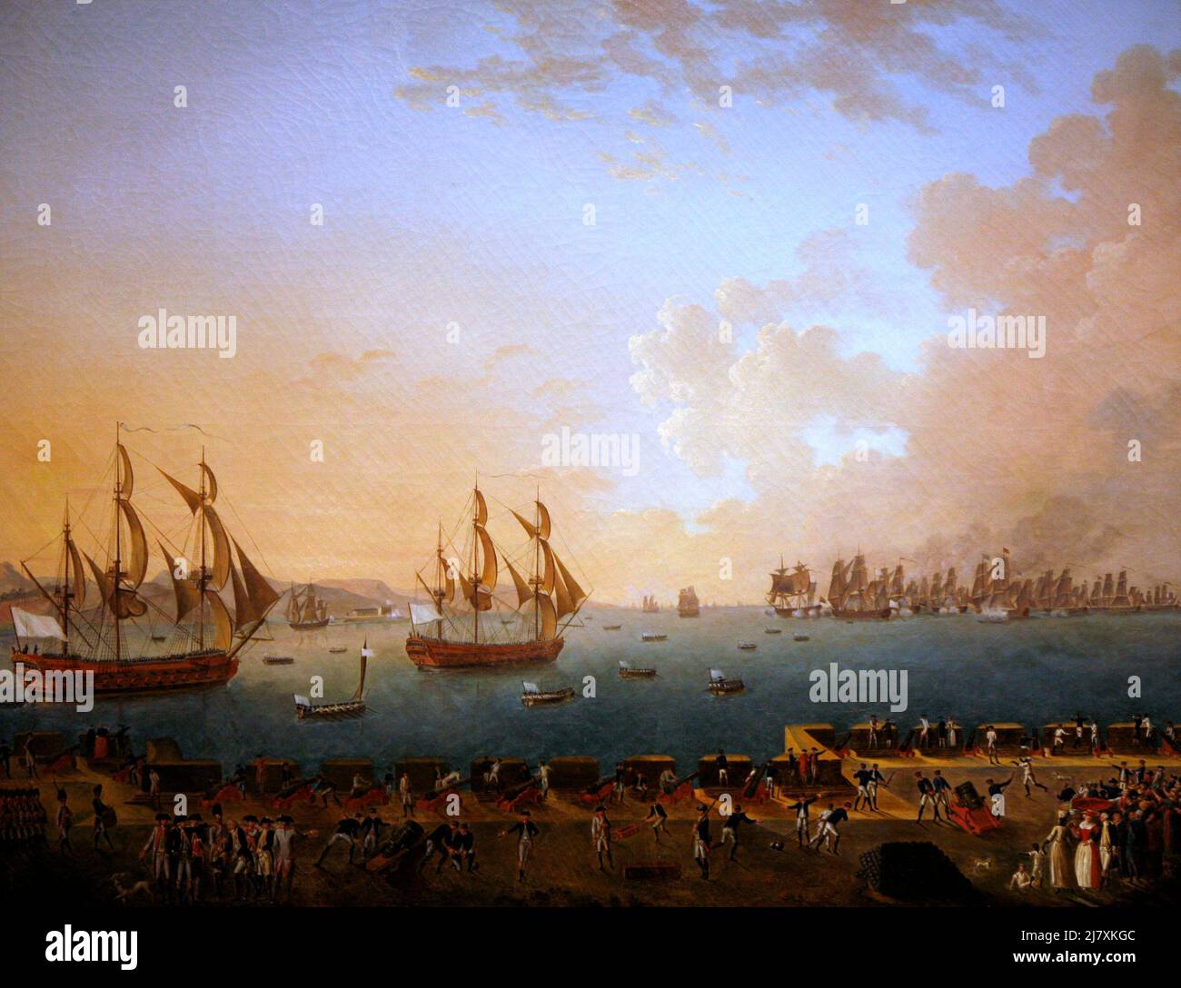 Schlacht von Martinique, 1779 Stockfoto