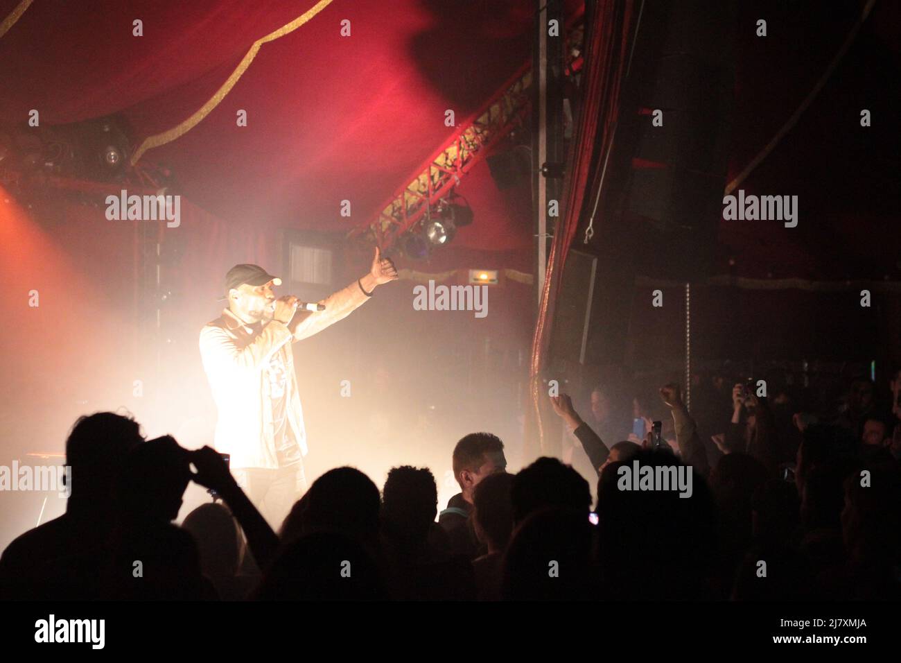 Kery James en concert au Cabaret Sauvage à Paris La Villette Stockfoto