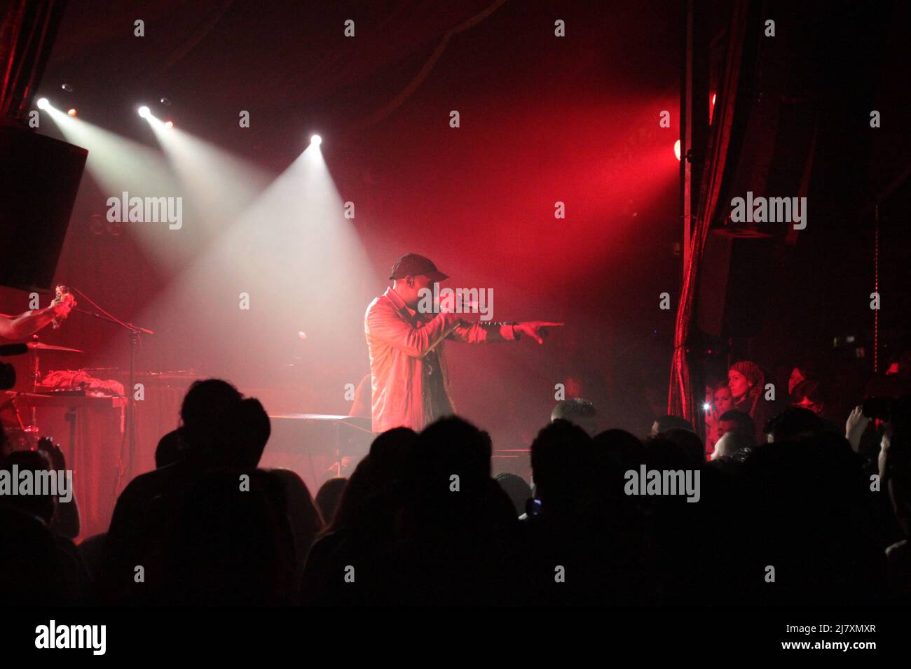 Kery James en concert au Cabaret Sauvage à Paris La Villette Stockfoto