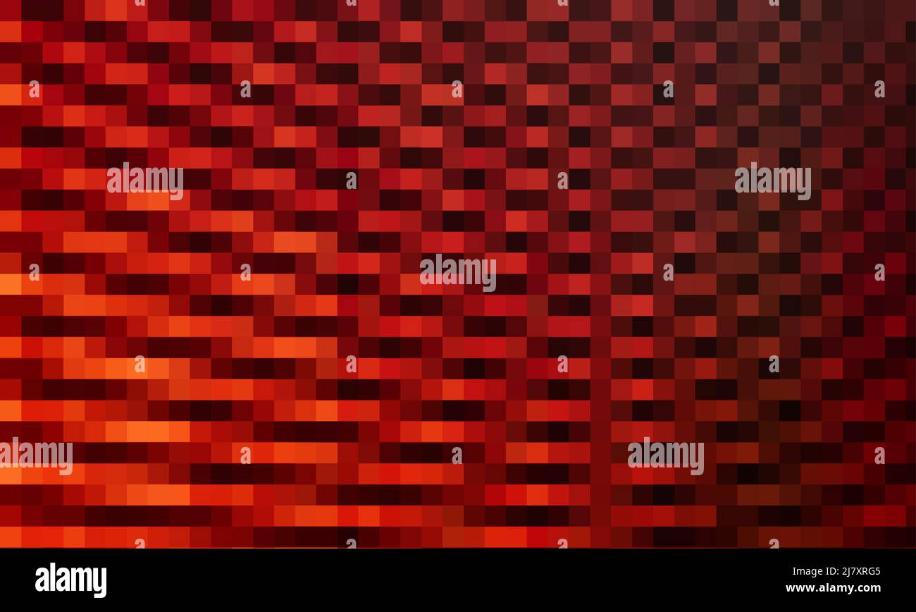 Abstrakter rot-schwarzer Hintergrund von Wellen. Gradientenlinien feuern die Textur an. Leuchtendes Rot mit schwarzem Hintergrund für Präsentationen, Zeitschriften, Flugblätter und Geschäftsberichte Stock Vektor