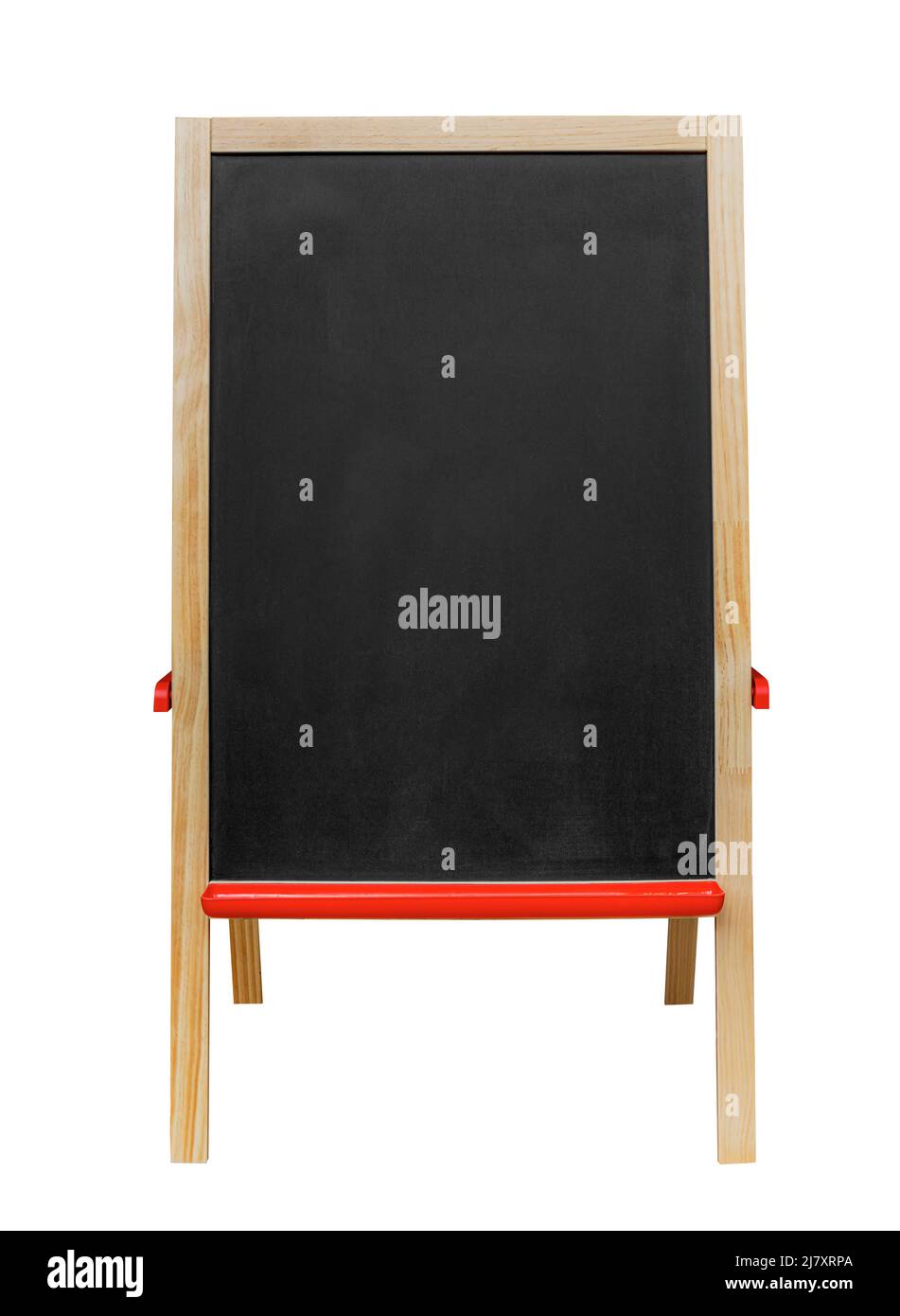 Tafel für Notizen auf weißem Hintergrund. Stockfoto