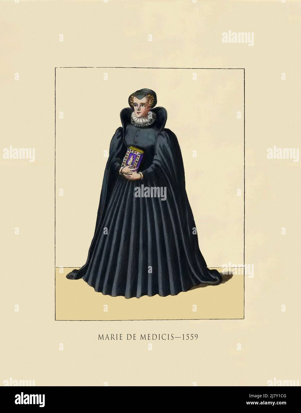 Marie de Medicis 1559 Stockfoto