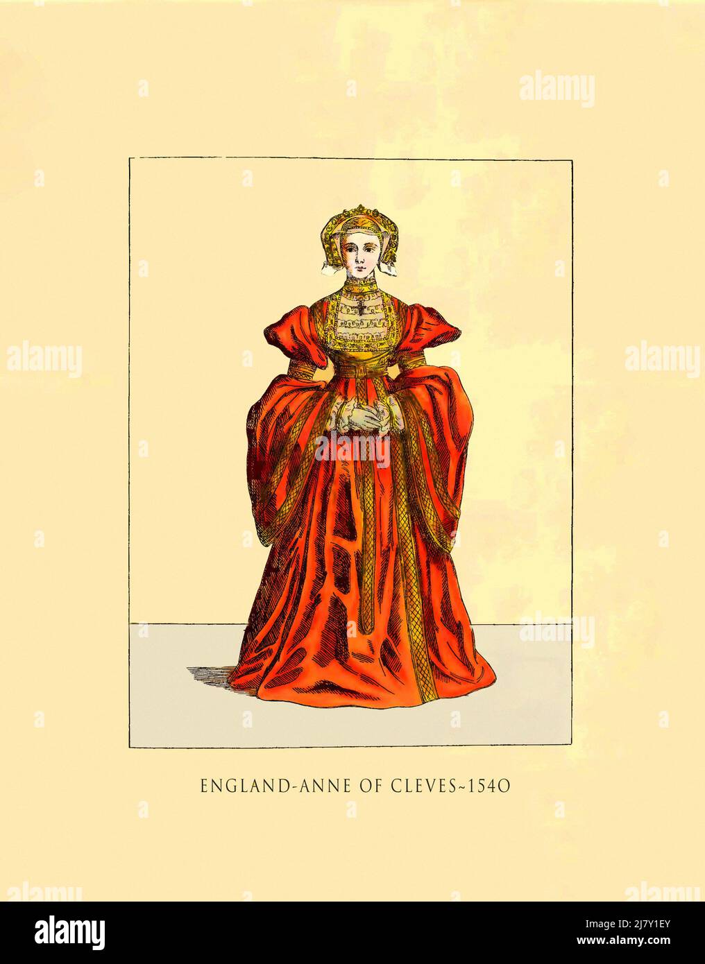 Anne von Kleve 1540 Stockfoto