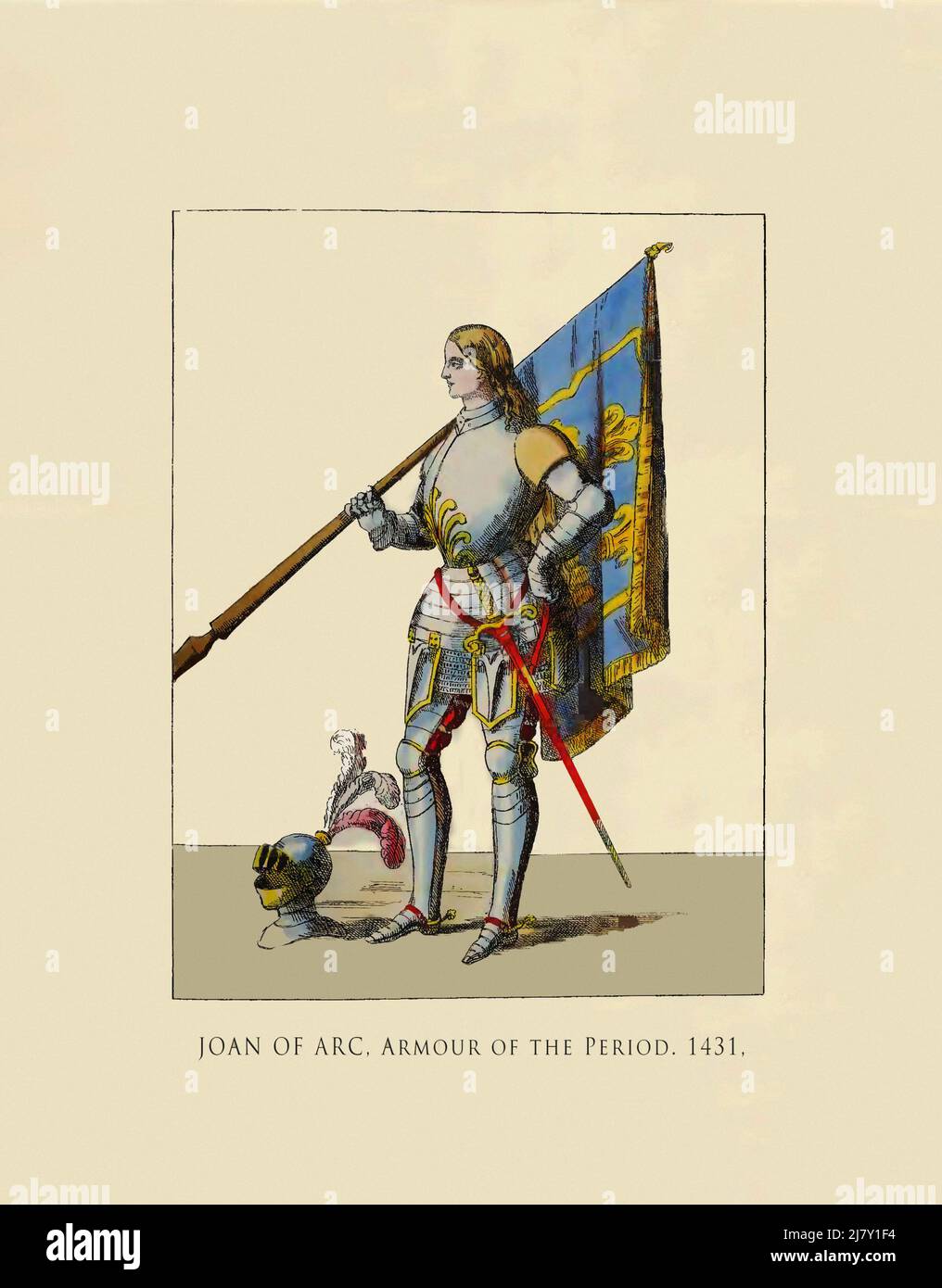 Jeanne d’Arc. 1431 Stockfoto