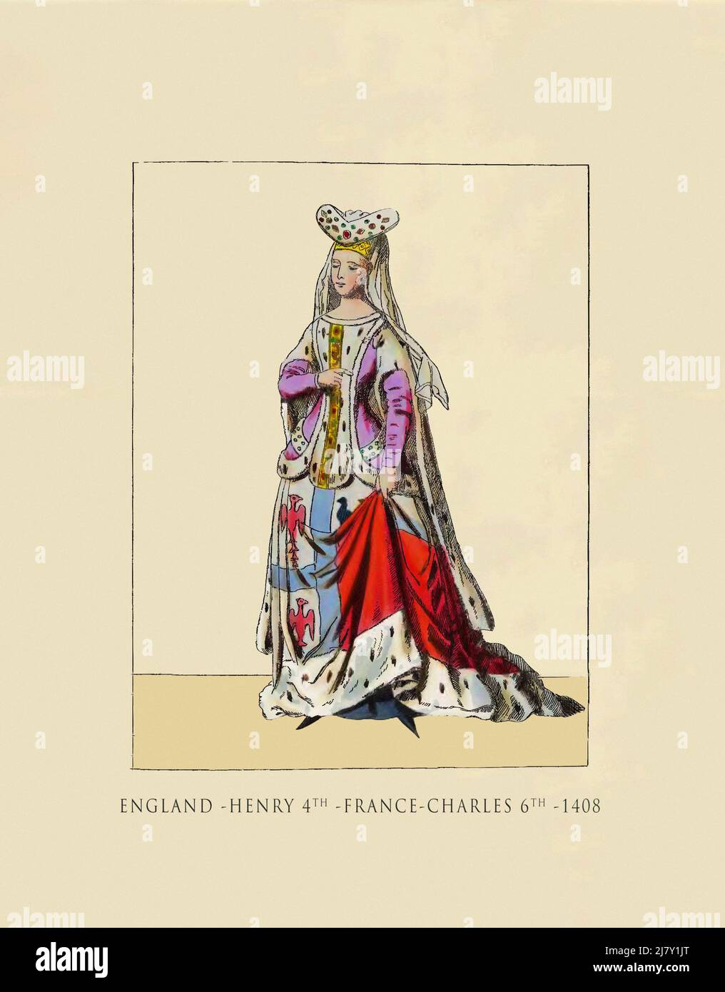 Henry 4th - Charles 6th - 1408 Stockfoto