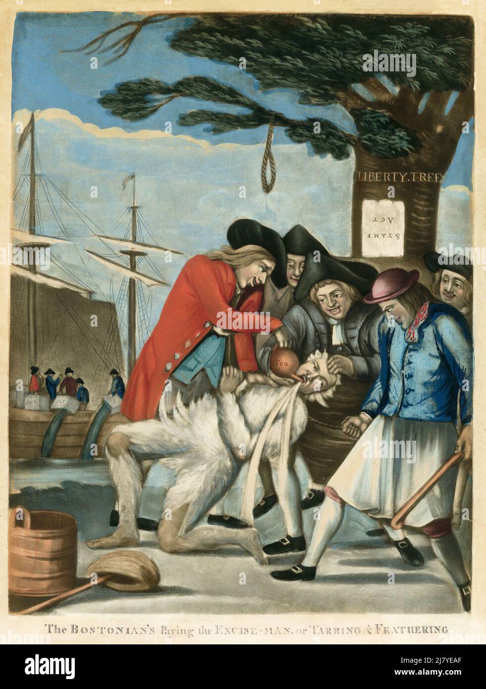 Bezahlen des Verbrauchsteuermannes Stockfoto